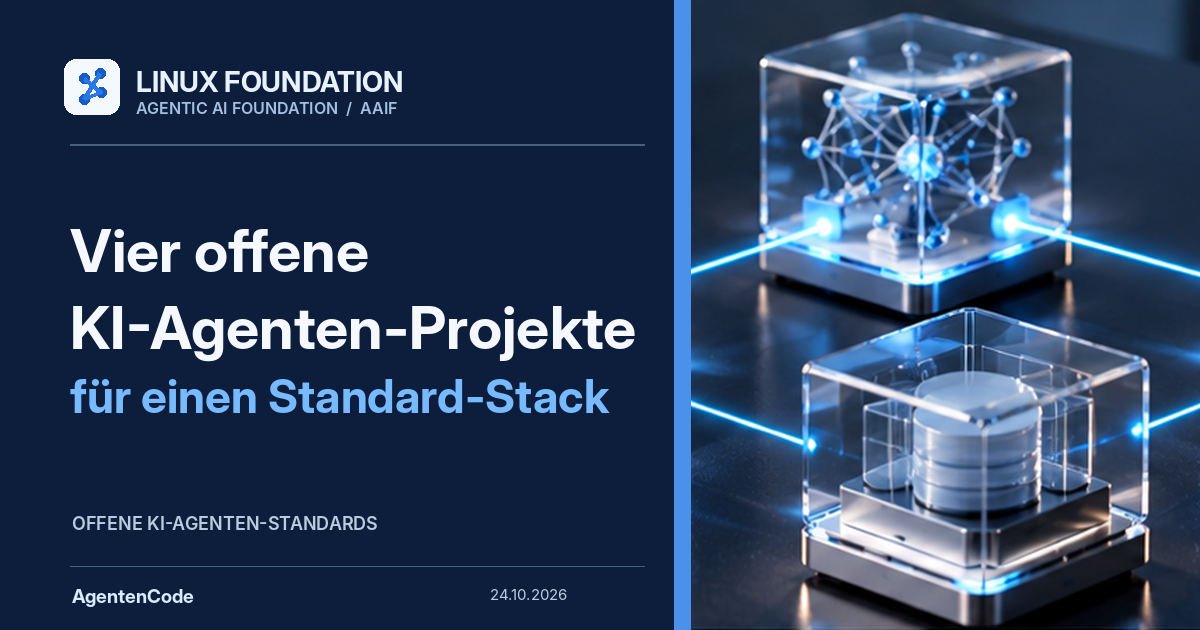 Redaktionelles Bildmotiv zu Linux Foundation bündelt vier offene KI-Agenten-Projekte