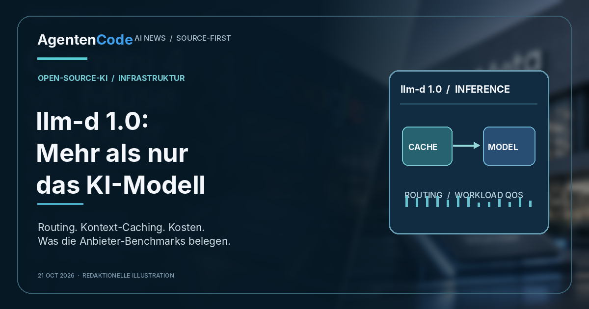llm-d 1.0: offene KI-Inferenz, Routing und Wirtschaftlichkeit