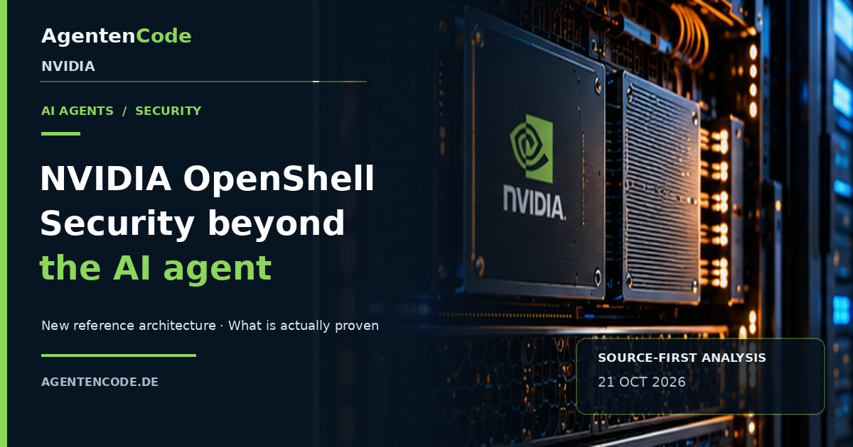 NVIDIA OpenShell: Security boundaries beyond the AI agent — AI-designed editorial illustration